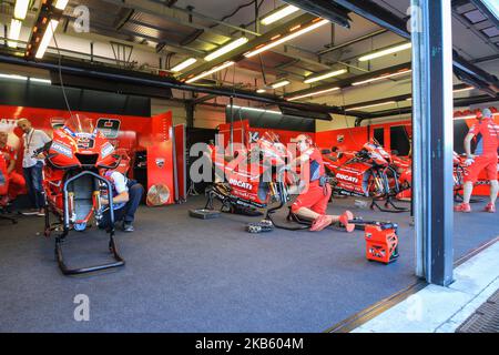 Ducati Team, Ducati Desmosedici GP19, GP Octo di San Marino e della Riviera Romagnola, pendant le samedi FP3 au circuit mondial Marco Simoncelli ITALIE pour le treizième tour du Championnat du monde MotoGP, de 13 septembre à 15th - photo de Felice Monteleone - AFP7 (photo de Felice Monteleone/NurPhoto) Banque D'Images