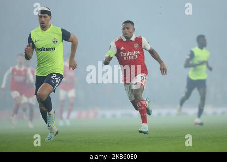 Londres, Royaume-Uni. 03rd novembre 2022. Gabriel Jesus d'Arsenal lors du match de l'UEFA Europa League entre Arsenal et le FC Zurich au stade Emirates, Londres, Angleterre, le 3 novembre 2022. Photo de Joshua Smith. Utilisation éditoriale uniquement, licence requise pour une utilisation commerciale. Aucune utilisation dans les Paris, les jeux ou les publications d'un seul club/ligue/joueur. Crédit : UK Sports pics Ltd/Alay Live News Banque D'Images