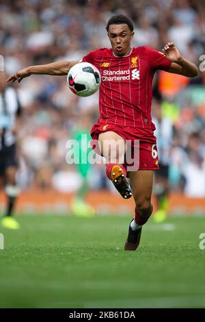 Dejan Lovren de Liverpool lors du match de la Premier League entre Liverpool et Newcastle United à Anfield, Liverpool, le samedi 14th septembre 2019. (Photo d'Alan Hayward/MI News/NurPhoto) Banque D'Images