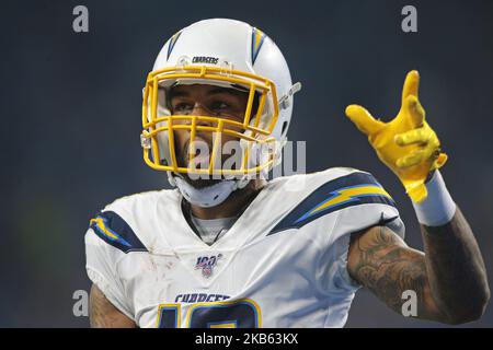 Keenan Allen (13), grand receveur de Los Angeles Chargers, est vu lors de la première moitié d'un match de football de la NFL contre les Chargers de Los Angeles à Detroit, Michigan, États-Unis, le dimanche, 15 septembre 2019 (photo de Jorge Lemus/NurPhoto) Banque D'Images