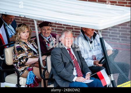 Les vétérans de la Seconde Guerre mondiale arrivent à l'anniversaire de la cérémonie de la bataille d'Arnhem en 75th, à Arnhem, sur 20 septembre 2019. (Photo par Romy Arroyo Fernandez/NurPhoto) Banque D'Images