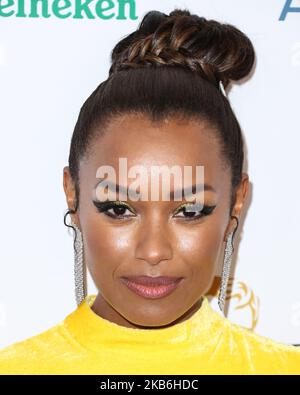 BEVERLY HILLS, LOS ANGELES, CALIFORNIE, Etats-Unis - SEPTEMBRE 21: Melanie Liburd arrive au BAFTA Los Angeles + BBC America TV Tea Party 2019 qui s'est tenu à l'hôtel Beverly Hilton sur 21 septembre 2019 à Beverly Hills, Los Angeles, Californie, Etats-Unis. (Photo par Xavier Collin/image Press Agency/NurPhoto) Banque D'Images