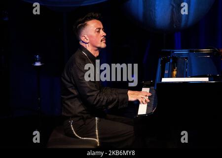 Le pianiste et compositeur italien Dario Faini est mieux connu sous le nom de Durdust, qui se produit au Blue Note de Milan (photo de Roberto Finizio/NurPhoto) Banque D'Images