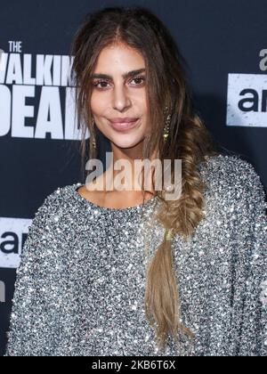 HOLLYWOOD, LOS ANGELES, CALIFORNIE, États-Unis - SEPTEMBRE 23 : Nadia Hilker arrive à la projection spéciale de Los Angeles de la saison 10 « The Walking Dead » de l'AMC, qui s'est tenue au TCL Chinese Theatre IMAX on 23 septembre 2019 à Hollywood, Los Angeles, Californie, États-Unis. (Photo par Xavier Collin/image Press Agency/NurPhoto) Banque D'Images