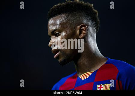 02 Nelson Semedo du Brésil du FC Barcelone pendant le match de la Liga entre le FC Barcelone et Vilareal au Camp Nou Stadium à Barcelone 24 septembre 2019, Espagne. (Photo par Xavier Bonilla/NurPhoto) Banque D'Images