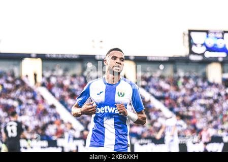 Youssef en-Nesyri pendant le match de la Liga entre CD Leganes et le Club Athlétique à l'Estadio Municipal de Butarque sur 25 septembre 2019 à Madrid, Espagne . (Photo de Rubén de la Fuente Pérez/NurPhoto) Banque D'Images