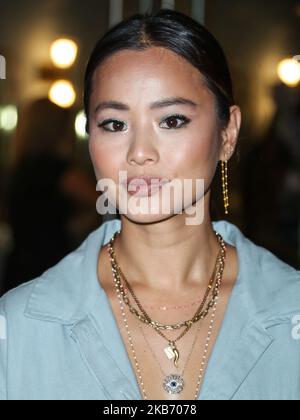 WEST HOLLYWOOD, LOS ANGELES, CALIFORNIE, États-Unis - SEPTEMBRE 25 : l'actrice Jamie Chung arrive à la soirée d'ouverture d'Allbright West Hollywood qui s'est tenue à l'Allbright West Hollywood sur 25 septembre 2019 à West Hollywood, Los Angeles, Californie, États-Unis. (Photo par Xavier Collin/image Press Agency/NurPhoto) Banque D'Images