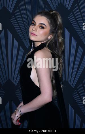 Sofia Castro pose pour des photos pendant le tapis noir des GQ Man of the Year Awards 2019 à Fronton Mexique sur 25 septembre 2019 à Mexico, Mexique (photo d'Eyepix/NurPhoto) Banque D'Images