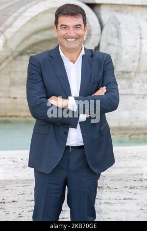 Max Giusti participe au film de photocall 'Appena in un Minuto' le 26 septembre 2019 à Rome, en Italie. (Photo de Mauro Fagiani/NurPhoto) Banque D'Images