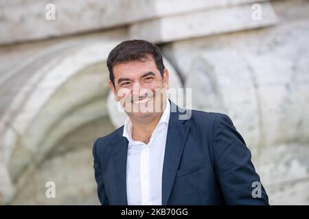 Max Giusti participe au film de photocall 'Appena in un Minuto' le 26 septembre 2019 à Rome, en Italie. (Photo de Mauro Fagiani/NurPhoto) Banque D'Images