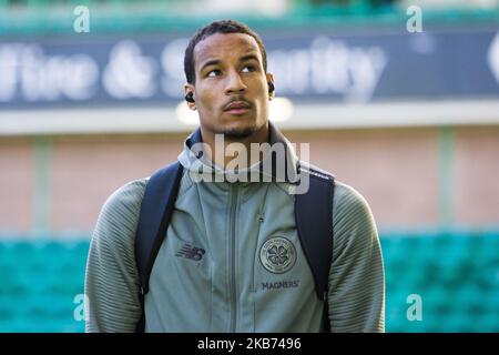 Lors du match de la Premier League écossaise entre Hibernian et Celtic sur la route de Pâques le 28 septembre 2019 à Édimbourg, en Écosse. (Photo par Ewan Bootman/NurPhoto) Banque D'Images