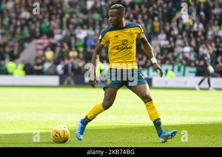 Boli Bolingoli du Celtic lors du match de la Premier League écossaise entre Hibernian et le Celtic sur la route de Pâques le 28 septembre 2019 à Édimbourg, en Écosse. (Photo par Ewan Bootman/NurPhoto) Banque D'Images