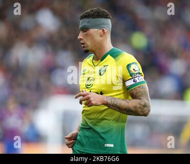 Ben Godfrey de Norwich City pendant la première ligue anglaise entre Crystal Palace et Norwich City au stade Selhurst Park, Londres, Angleterre, le 28 septembre 2019 (photo par action Foto Sport/NurPhoto) Banque D'Images