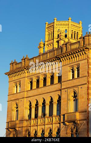 Ballarat Australie / le beau style gothique de Ballarat ancien National Mutual Building.Ballarat est renommé pour ses nombreux et bien conservé post-or Banque D'Images