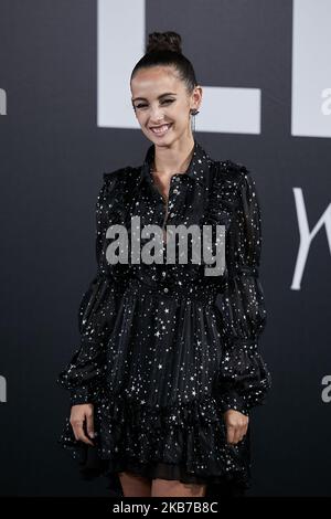 Maria de Nati participe à la présentation d'Yves Saint Laurent 'libre' au Real Fabrica de Tapices à Madrid, Espagne. 30 septembre 2019. (Photo de A. Ware/NurPhoto) Banque D'Images