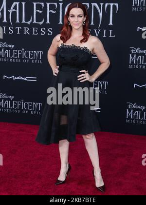 HOLLYWOOD, LOS ANGELES, CALIFORNIE, États-Unis - SEPTEMBRE 30 : Annie Wersching arrive à la première mondiale de Disney's 'Maleficent: Mistress of Evil' qui s'est tenue au théâtre El Capitan sur 30 septembre 2019 à Hollywood, Los Angeles, Californie, États-Unis. (Photo par Xavier Collin/image Press Agency/NurPhoto) Banque D'Images