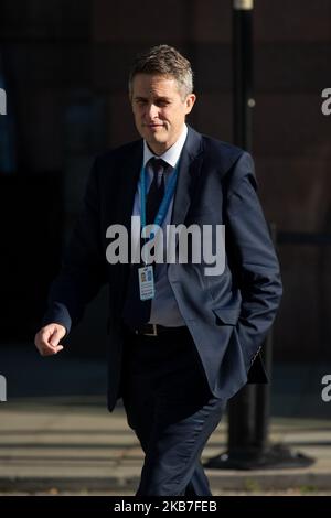 Gavin Williamson, secrétaire d'État à l'éducation, lors de la conférence du Parti conservateur au centre des congrès de Manchester, Manchester, le mercredi 2 octobre 2019 (photo de P Scaasi/MI News/NurPhoto) Banque D'Images