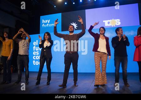 Matias Lammens au siège du parti ''Frente de Todos'' pendant les primaires ouvertes simultanées et obligatoires (PASO) sur 12 août 2019, à Buenos Aires, en Argentine. (Photo par Matias Baglietto/NurPhoto) Banque D'Images