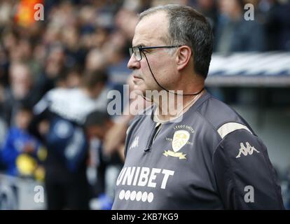 Marcelo Bielsa, directeur de Leeds United lors du championnat anglais Sky Bet entre Millwall et Leeds United à la Den , Londres, Angleterre, le 05 octobre 2019 (photo par action Foto Sport/NurPhoto) Banque D'Images