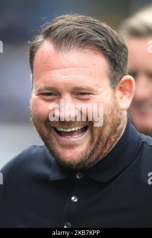 Darren Sarll, le directeur de la ville de Yeovil lors du match de la Ligue nationale de Vanarama entre Hartlepool United et Yeovil Town à Victoria Park, Hartlepool, le samedi 5th octobre 2019. (Photo de Mark Fletcher/MI News/NurPhoto) Banque D'Images