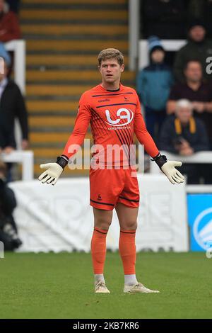 Ben Killip de Hartlepool s'est Uni lors du match de la Vanarama National League entre Hartlepool United et Yeovil Town à Victoria Park, Hartlepool, le samedi 5th octobre 2019. (Photo de Mark Fletcher/MI News/NurPhoto) Banque D'Images