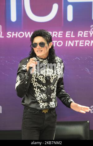 Noviembre 03, 2022, Ciudad de México, México: El cantte y bailarín brasileño Lenny Jay, en conferencia de prensa para anunciar su show “this is Michael” attributo al “Rey del Pop”. En el Auditorio Nacional, (Foto: Francisco Morales/DAMMPHOTO) 03 novembre 2022, Mexico, Mexique: Lenny Jay, chanteur et danseur brésilien, lors d'une conférence de presse pour annoncer son spectacle hommage au "Roi de la Pop". À l'Auditorium national, (photo: Francisco Morales/DAMMPHOTO) Banque D'Images