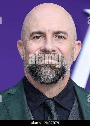 CENTURY CITY, LOS ANGELES, CALIFORNIE, États-Unis - OCTOBRE 06 : le directeur Conrad Vernon arrive à la première mondiale de la « famille Addams » de MGM, qui s'est tenue à l'AMC de Westfield Century City sur 6 octobre 2019 à Century City, Los Angeles, Californie, États-Unis. (Photo par Xavier Collin/image Press Agency/NurPhoto) Banque D'Images