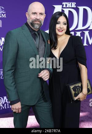 CENTURY CITY, LOS ANGELES, CALIFORNIE, États-Unis - OCTOBRE 06 : le directeur Conrad Vernon arrive à la première mondiale de la « famille Addams » de MGM, qui s'est tenue à l'AMC de Westfield Century City sur 6 octobre 2019 à Century City, Los Angeles, Californie, États-Unis. (Photo par Xavier Collin/image Press Agency/NurPhoto) Banque D'Images