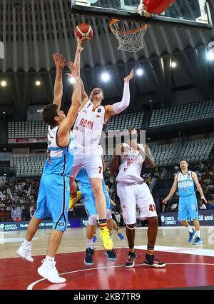 Amar Alibegovic de Roma en action pendant le LBA série A match Virtus Roma v Vanoli Cremona au Pallazzetto dello Sport à Rome, Italie sur 6 octobre 2019 (photo de Matteo Ciambelli/NurPhoto) Banque D'Images