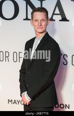 Tom Harper assiste à la première de film britannique « The Aeronautes » à Odeon Luxe, Leicester Square, lors du gala du maire de Londres du BFI film Festival 63rd, le 07 octobre 2019 à Londres, en Angleterre. (Photo de Wiktor Szymanowicz/NurPhoto) Banque D'Images