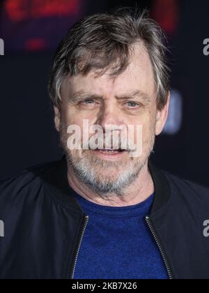 WESTWOOD, LOS ANGELES, CALIFORNIE, États-Unis - OCTOBRE 07 : l'acteur Mark Hamill arrive à la première de Netflix 'El Camino: A Breaking Bad Movie', tenue au Regency Village Theatre sur 7 octobre 2019 à Westwood, Los Angeles, Californie, États-Unis. (Photo par Xavier Collin/image Press Agency/NurPhoto) Banque D'Images