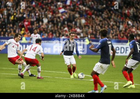 Antonie Grezmann lors du match de qualification Euro 2020 Groupe H entre la France et la Turquie au Stade de France à Saint-Denis, en dehors de Paris sur 14 octobre 2019. (Photo par Elyxandro Cegarra/NurPhoto) Banque D'Images