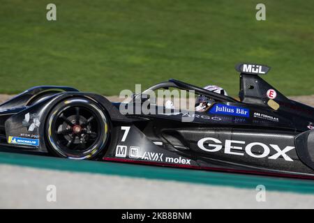 07 MULLER Nico (deu), Geox Dragon - Penske, action pendant l'ABB Formule E Championshop essai officiel d'avant-saison de la saison six au circuit Ricardo Tormo à Valence sur 15 octobre, 16, 17 et 18 de 2019 de 2019, Espagne. (Photo par Xavier Bonilla/NurPhoto) Banque D'Images