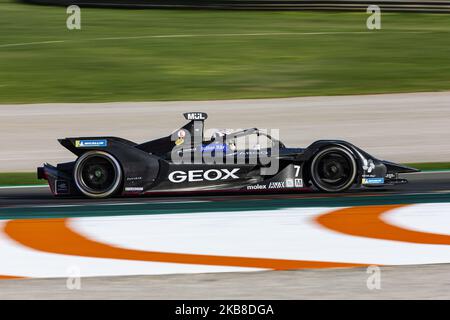 07 MULLER Nico (deu), Geox Dragon - Penske, action pendant l'ABB Formule E Championshop essai officiel de la saison six au circuit Ricardo Tormo à Valence sur 15 octobre, 16, 17 et 18 de 2019, Espagne. (Photo par Xavier Bonilla/NurPhoto) Banque D'Images