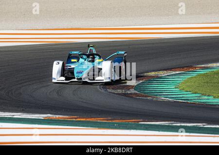 03 TURVEY Oliver (gbr), Nio 333 FE Team, action lors de l'ABB Formule E Championshop officiel d'essai pré-saison de la saison six au circuit Ricardo Tormo à Valence sur 15 octobre, 16, 17 et 18 de 2019, Espagne. (Photo par Xavier Bonilla/NurPhoto) Banque D'Images