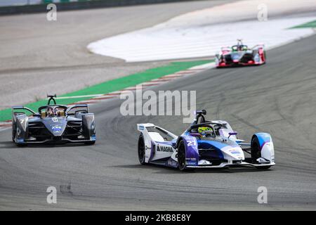 27 SIMS Alexander (gbr), BMW i Andretti Motorsport, action et 07 MULLER Nico (deu), Geox Dragon - Penske, action pendant l'ABB Formule E Championshop essai officiel d'avant-saison de la saison six au circuit Ricardo Tormo à Valence sur 15 octobre, 16, 17 et 18 de 2019, Espagne. (Photo par Xavier Bonilla/NurPhoto) Banque D'Images