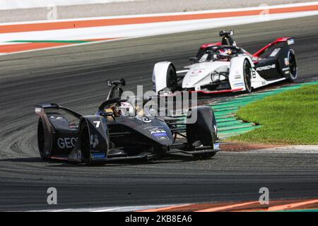 07 MULLER Nico (deu), Geox Dragon - Penske, action pendant l'ABB Formule E Championshop essai officiel de la saison six au circuit Ricardo Tormo à Valence sur 15 octobre, 16, 17 et 18 de 2019, Espagne. (Photo par Xavier Bonilla/NurPhoto) Banque D'Images