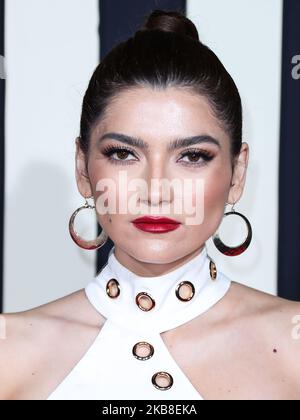 HOLLYWOOD, LOS ANGELES, CALIFORNIE, États-Unis - OCTOBRE 15 : l'actrice Blanca Blanco arrive à la première de Los Angeles du 'Jojo Rabbit' de Fox Searchlight, qui s'est tenue au Hollywood American Legion Post 43 sur 15 octobre 2019 à Hollywood, Los Angeles, Californie, États-Unis. (Photo par Xavier Collin/image Press Agency/NurPhoto) Banque D'Images