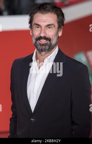 Fabrizio Gikuni assiste au tapis rouge « l'autre sans Brooklyn » lors du Festival du film de Rome sur 17 octobre 2019 en 14th à Rome, en Italie. (Photo de Massimo Valicchia/NurPhoto) Banque D'Images