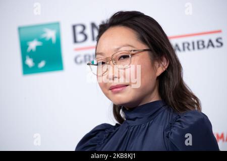 Lulu Wang participe à la séance photo du film « l'adieu » lors du Festival du film de Rome sur 19 octobre 2019 en 14th à Rome, en Italie. (Photo de Mauro Fagiani/NurPhoto) Banque D'Images