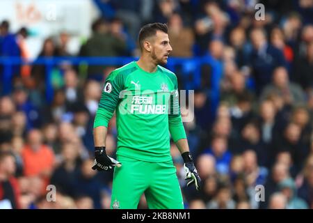 Martin Dubravka, gardien de but de Newcastles, lors du match de la Premier League entre Chelsea et Newcastle United à Stamford Bridge, Londres, le samedi 19th octobre 2019. (Photo de Leila Coker/MI News/NurPhoto) Banque D'Images