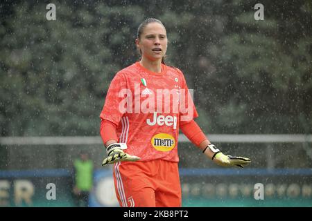 Laura Giuliani de Juventus en action pendant la série des femmes Un match entre FC Internazionale et Juventus sur 20 octobre 2019 à Solbiate Arno, Italie. (Photo de Giuseppe Cottini/NurPhoto) Banque D'Images