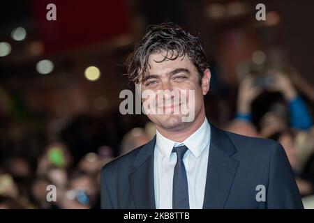 Riccardo Scamarcio assiste au tapis rouge « il Ladro di Giorni » lors du Festival du film de Rome 14th sur 20 octobre 2019 à Rome, en Italie. (Photo de Mauro Fagiani/NurPhoto) Banque D'Images