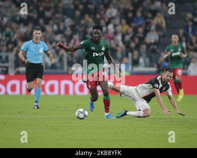 Éder pendant le match de la Ligue des champions entre Juventus et Lokomotiv Mosca, à Turin, sur 22 octobre 2019 (photo de Loris Roselli). Banque D'Images