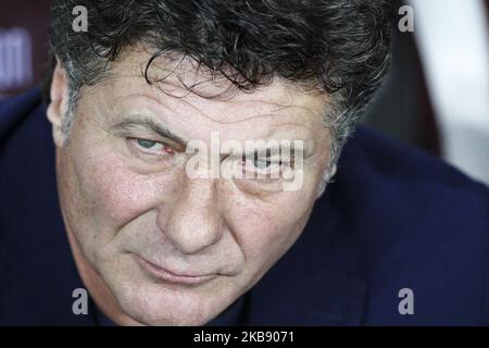 L'entraîneur de Turin Walter Mazzarri regarde pendant la série Un match de football n.5 TURIN - MILAN sur 26 septembre 2019 au Stadio Olimpico Grande Turin à Turin, Piémont, Italie. Résultat final: Torino-Milan 2-1. (Photo de Matteo Bottanelli/NurPhoto) Banque D'Images