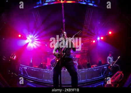 Le groupe de rock danois se présente à fabrique sur 14 octobre 2019 à Milan, en Italie. (Photo de Roberto Finizio/NurPhoto) Banque D'Images