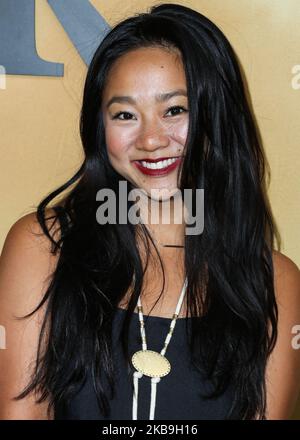 LOS ANGELES, CALIFORNIE, États-Unis - OCTOBRE 29 : Stephanie Hsu arrive à la première de Los Angeles de Focus Features 'Harriet' tenue au Orpheum Theatre sur 29 octobre 2019 à Los Angeles, Californie, États-Unis. (Photo par Xavier Collin/image Press Agency/NurPhoto) Banque D'Images