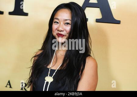 LOS ANGELES, CALIFORNIE, États-Unis - OCTOBRE 29 : Stephanie Hsu arrive à la première de Los Angeles de Focus Features 'Harriet' tenue au Orpheum Theatre sur 29 octobre 2019 à Los Angeles, Californie, États-Unis. (Photo par Xavier Collin/image Press Agency/NurPhoto) Banque D'Images