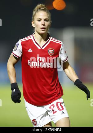 Leonie Maier d'Arsenal lors de la manche de la Ligue des champions des femmes de l'UEFA de la coupe 16 de la coupe 2 entre les femmes d'Arsenal et les femmes d'Slavia Praha au stade Meadow Park sur 31 octobre 2019 à Borehamwood, Angleterre (photo par action Foto Sport/NurPhoto) Banque D'Images