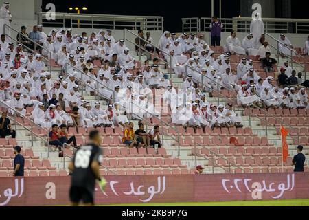 Vue générale du Grand Hamad Stadium lors du match de la QNB Stars League entre Al Arabi et Al Wakrah le 1 novembre 2019 à Doha, au Qatar. (Photo de Simon Holmes/NurPhoto) Banque D'Images